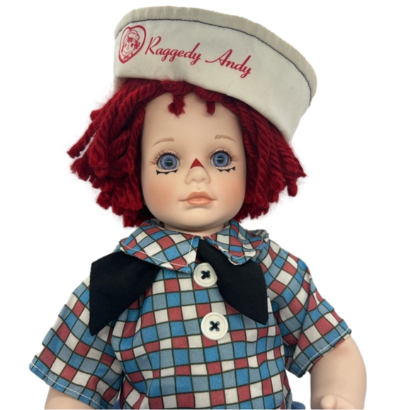 My Best Friends Raggedy Andy 16” Porcelain Doll by Susan Wakeen-Simon & Schuster - Picture 2 of 9